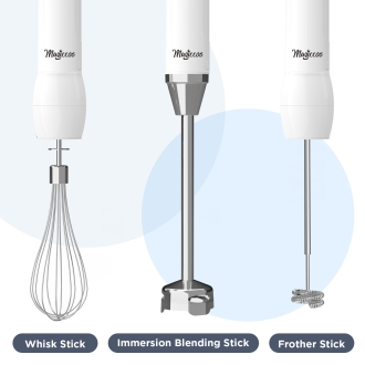 Hand Blender - Magiccos Immersion Stick Hand Blender - 9 Speeds Contorl, Slim Stick Blender Wand, 350W DC Motor, For Shakes and Smoothi